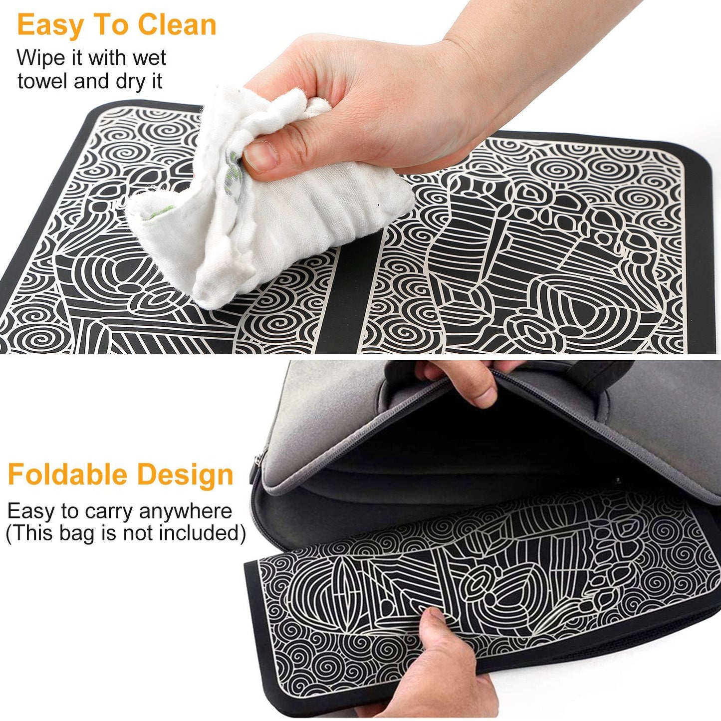 Foot Massage Pad Electric Stimulator Massager - Relief For Body