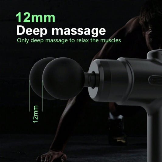 Massage Gun Deep Tissue Percussion Massager For Athletes,Handheld Body Back Muscle Massager Gun With 8 Massage Heads - Relief For Body