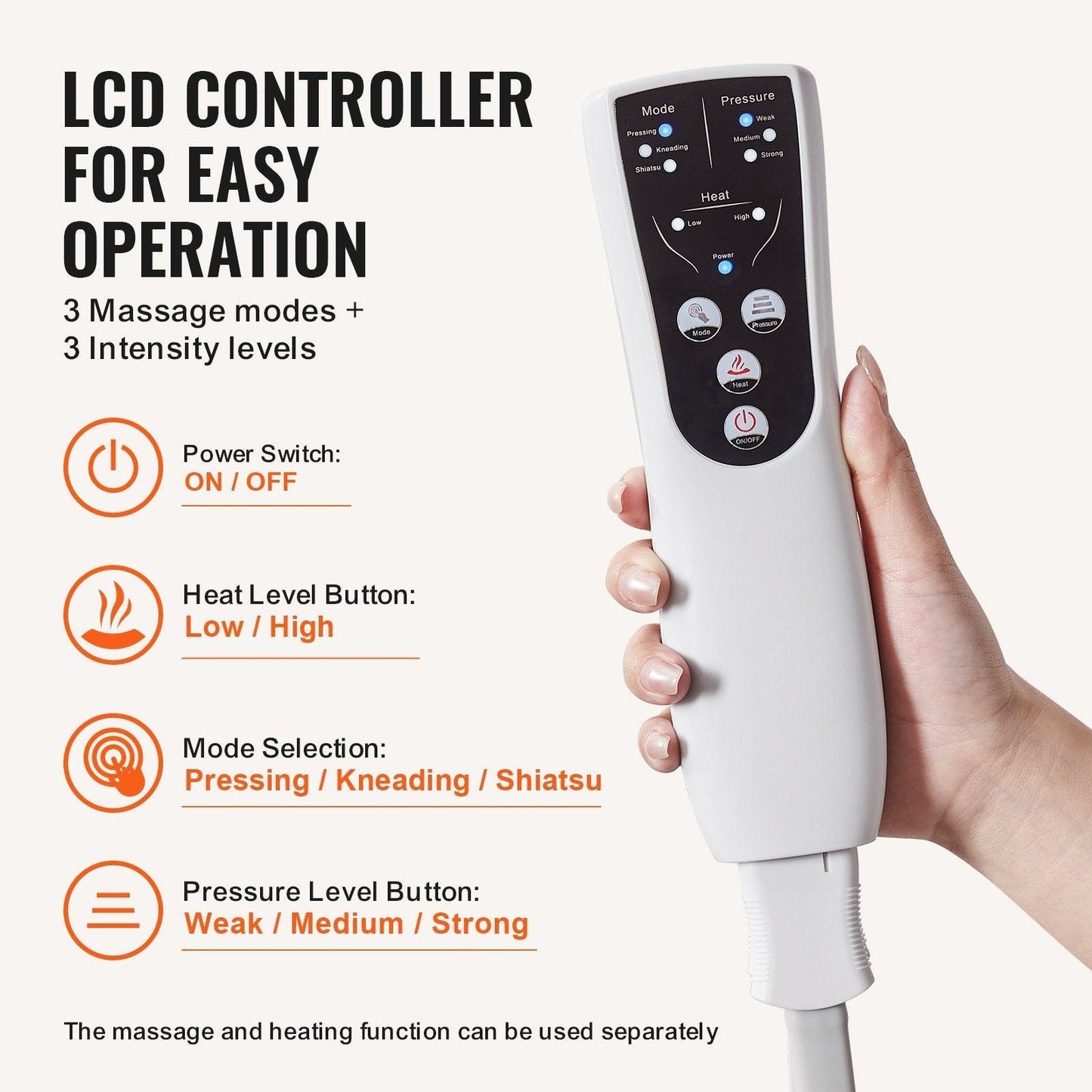 Full Leg Air Compression Massager with Heat – Foot, Calf, Knee & Thigh Relief - Relief For Body