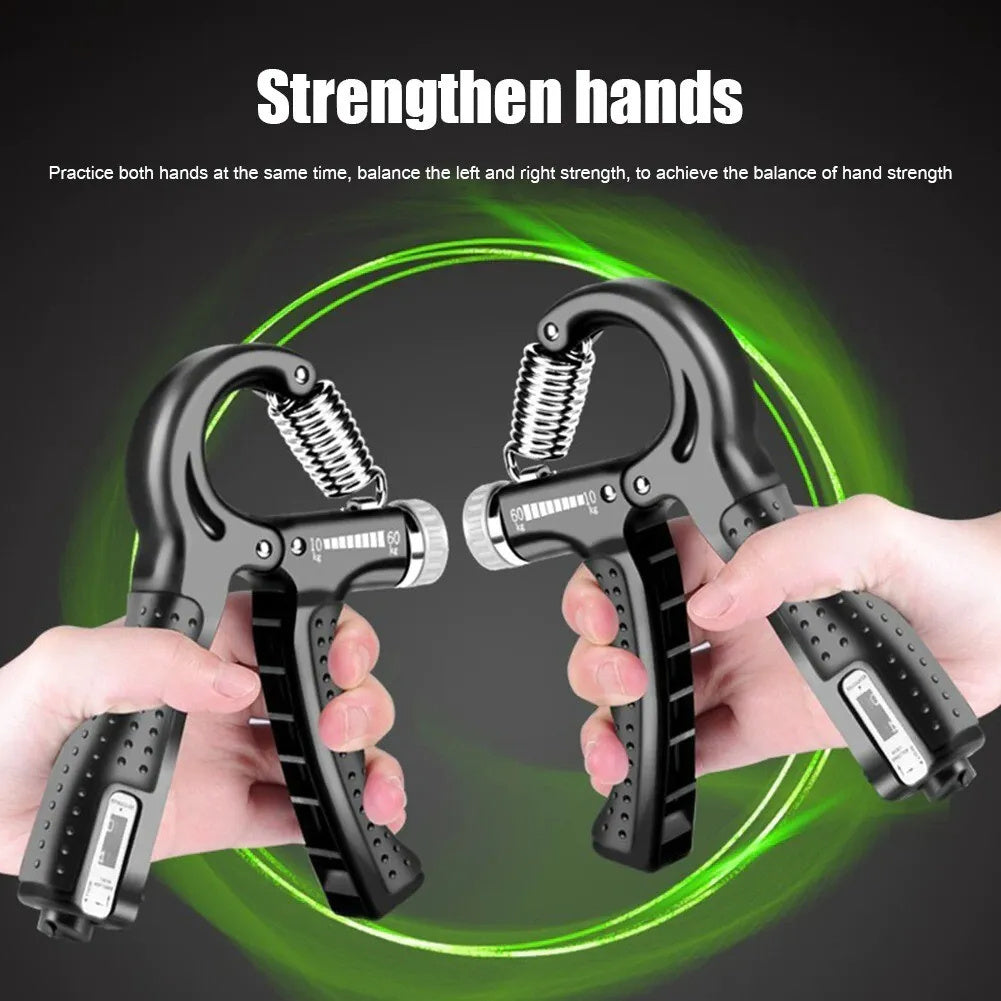 Hand Grip Strength Trainer – Adjustable Fitness Gripper - Relief For Body