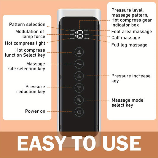 Two Sections Of The Leg Massager Gray - Relief For Body