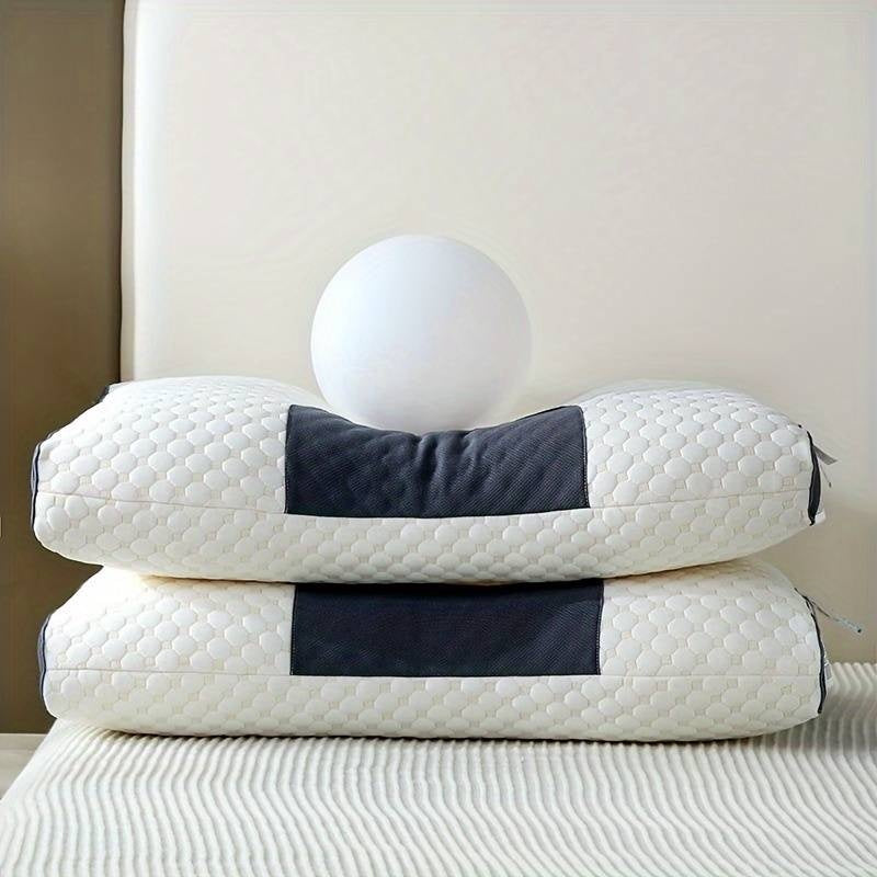 Orthopedic Contour Pillow For Neck Support - Adjustable Ergonomic Bone-Shaped Design With High-Quality - Relief For Body