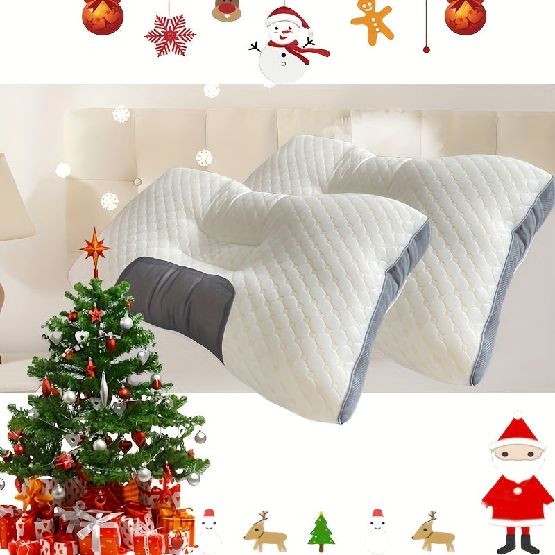 Orthopedic Contour Pillow For Neck Support - Adjustable Ergonomic Bone-Shaped Design With High-Quality - Relief For Body