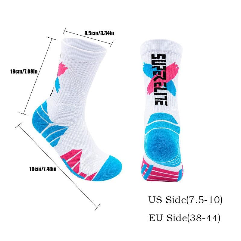 Men’s Compression Running Socks – 4 Pairs, Breathable & Anti-Blister - Relief For Body