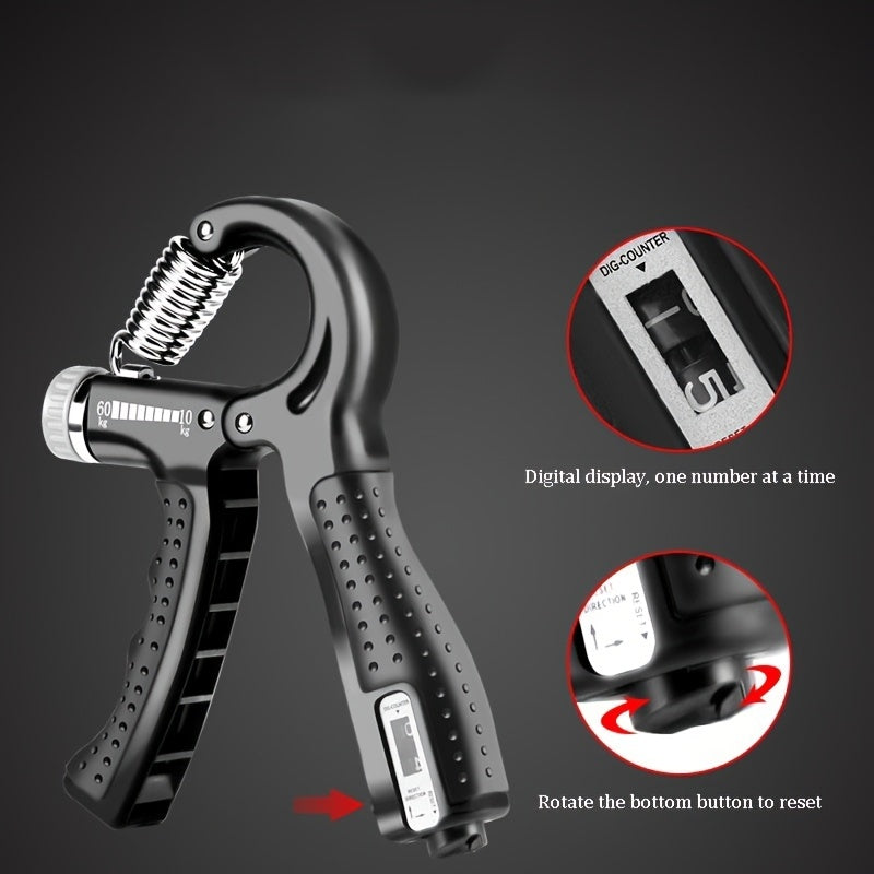 Hand Grip Strength Trainer – Adjustable Fitness Gripper - Relief For Body