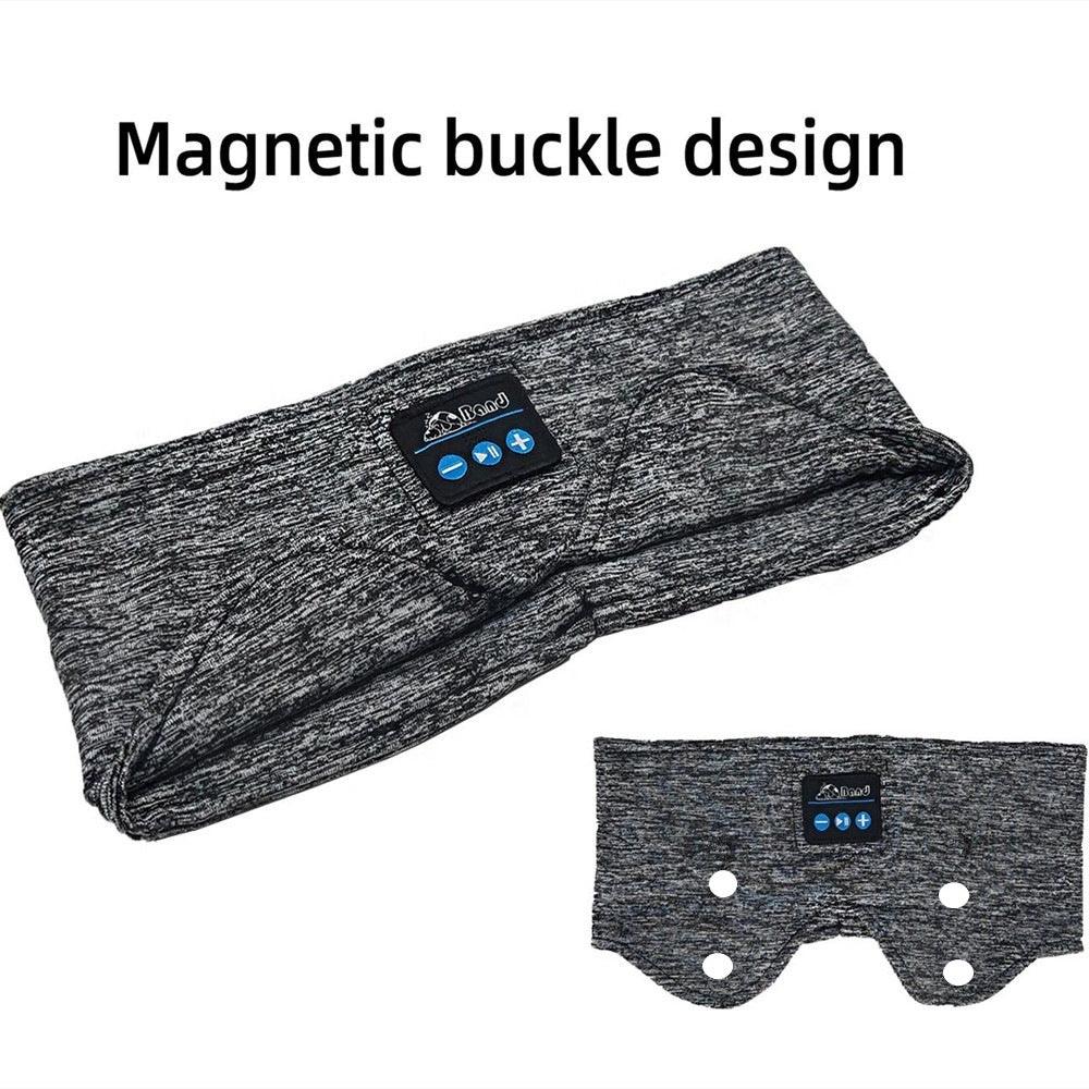 Headscarf Eye Mask Dual-use Music Headset Bluetooth Hair Band Sleeping - Relief For Body