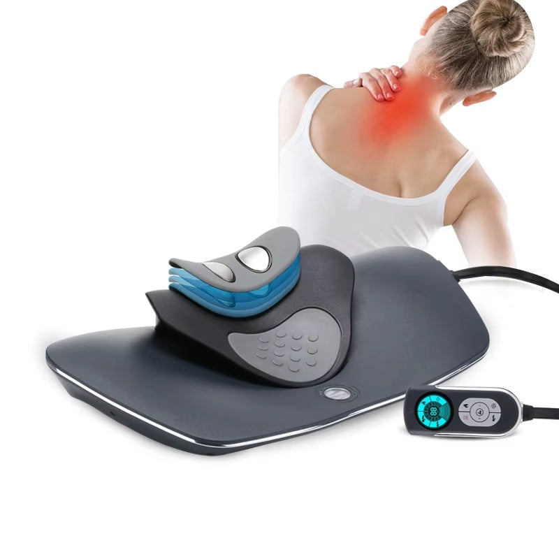 Electric Heat Therapy Massage Products Cervical Massager Traction Machine Pillow For Neck And Shoulder Massage - Relief For Body