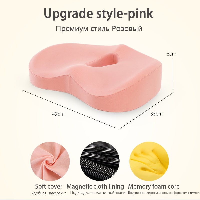 Comfortable Car Waist And Back Cushion - Relief For Body