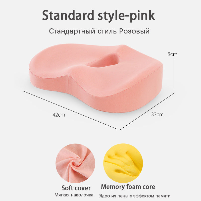 Comfortable Car Waist And Back Cushion - Relief For Body