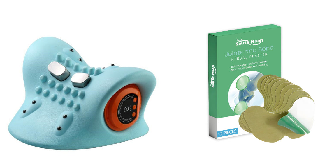 Vehicle-mounted portable multifunctional electric massage pillow