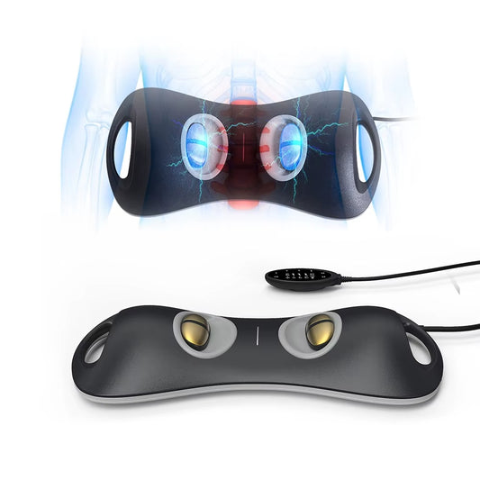 New Kneading Electric Lumbar Heat Traction Back Massager Lumbar Massage Back Stretcher - Relief For Body