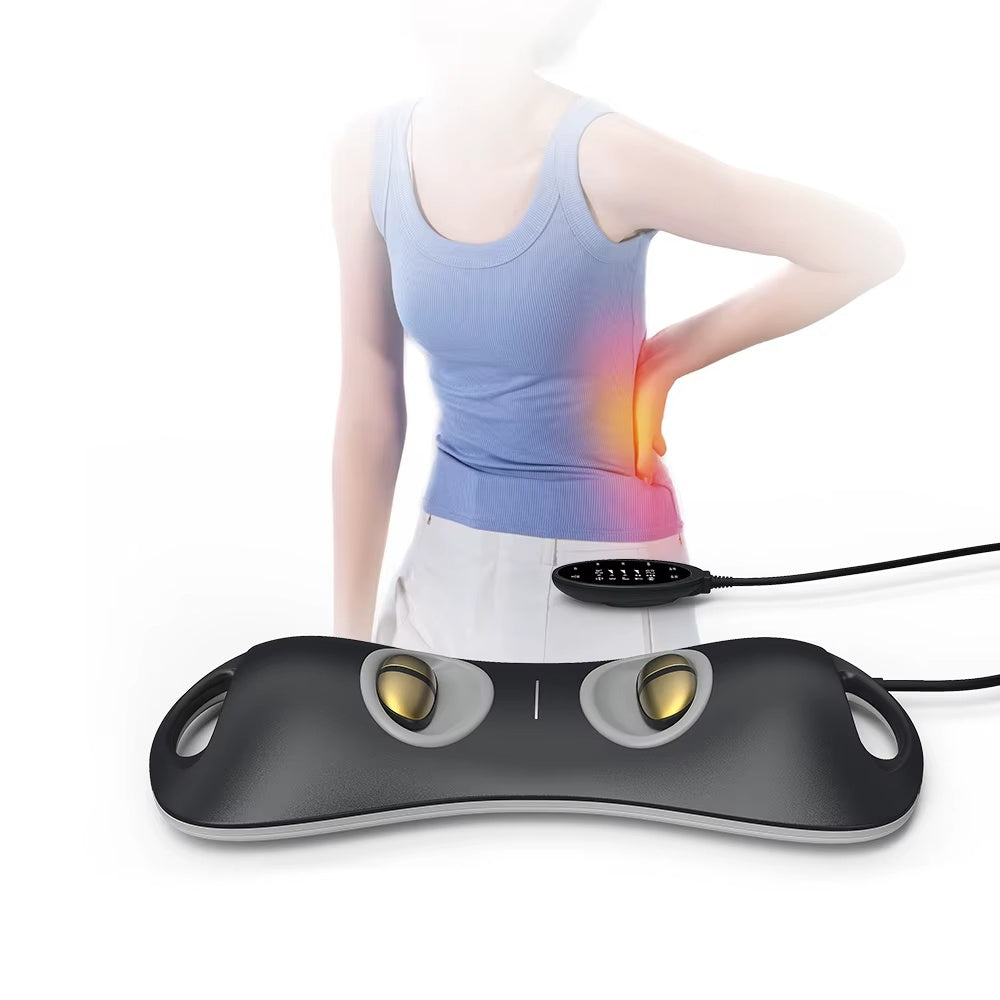 New Kneading Electric Lumbar Heat Traction Back Massager Lumbar Massage Back Stretcher - Relief For Body