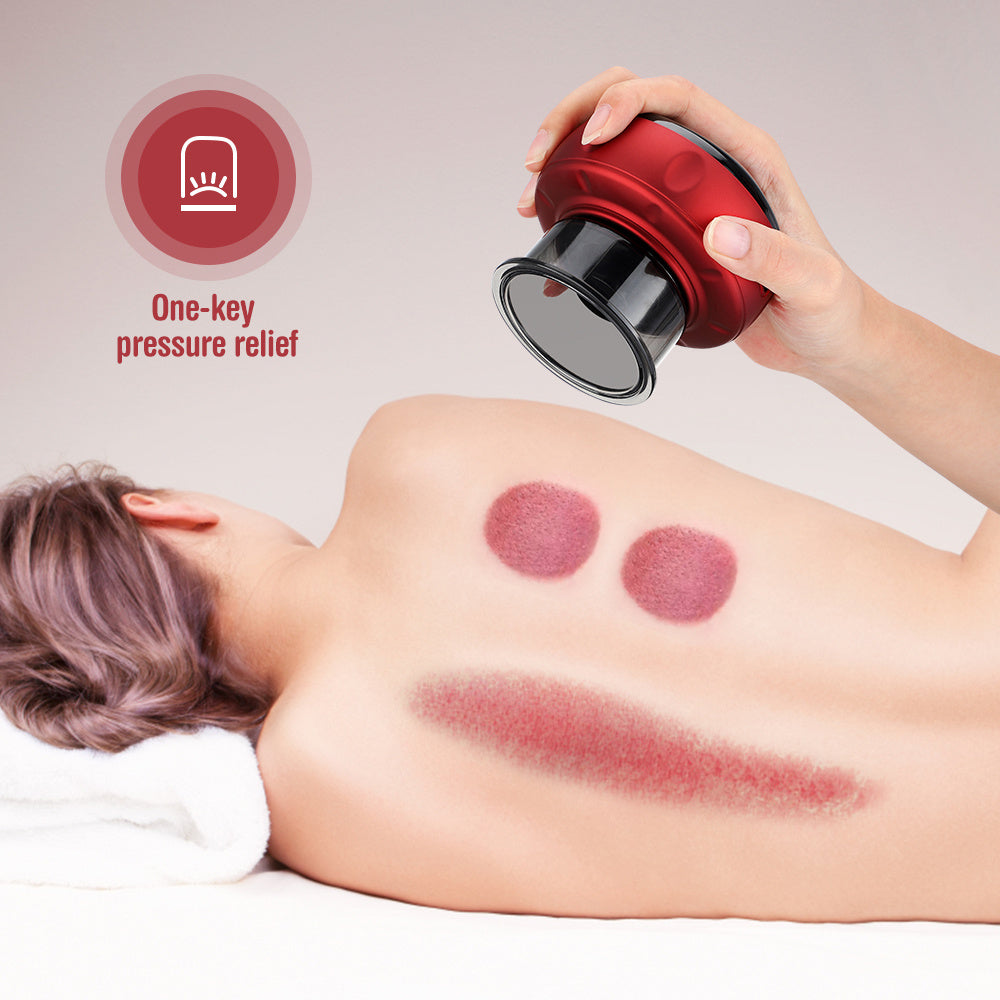 Electric Vacuum Cupping Massage Body Cups Anti-Cellulite Therapy Massager For Body Electric Guasha Scraping Fat Burning Slimming - Relief For Body
