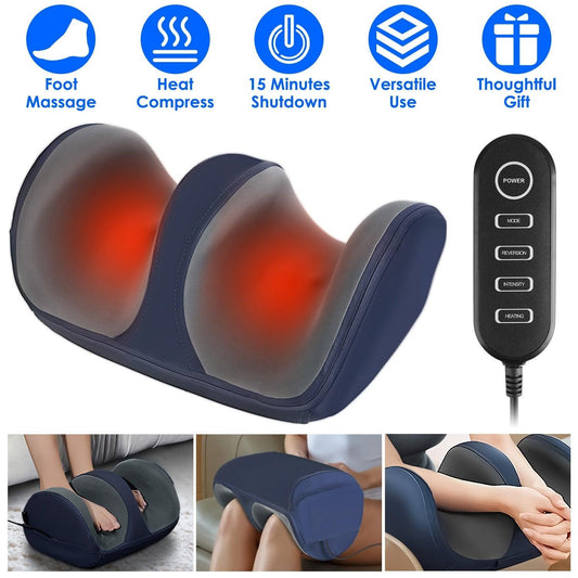 Shiatsu Foot Massager With Heat Foot Calf Thigh Arm Massager Machine With 3 Modes 3 Intensity Levels Gifts For Mom Dad Lover - Relief For Body