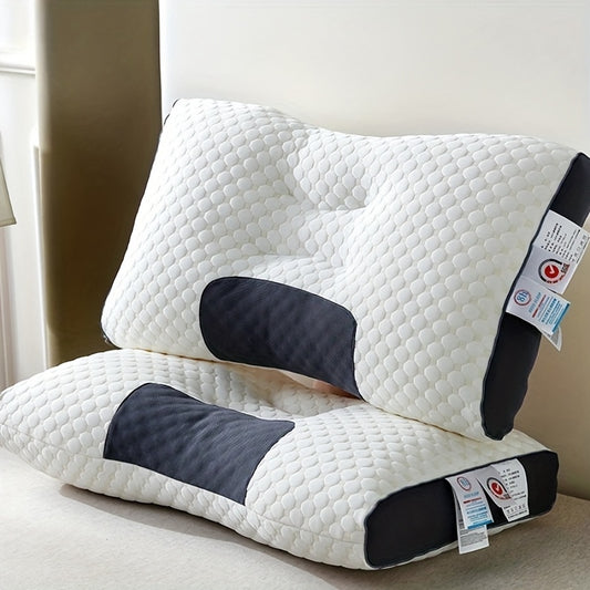 Orthopedic Contour Pillow For Neck Support - Adjustable Ergonomic Bone-Shaped Design With High-Quality - Relief For Body