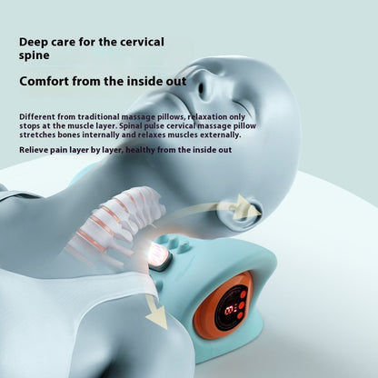 Vehicle-mounted portable multifunctional electric massage pillow