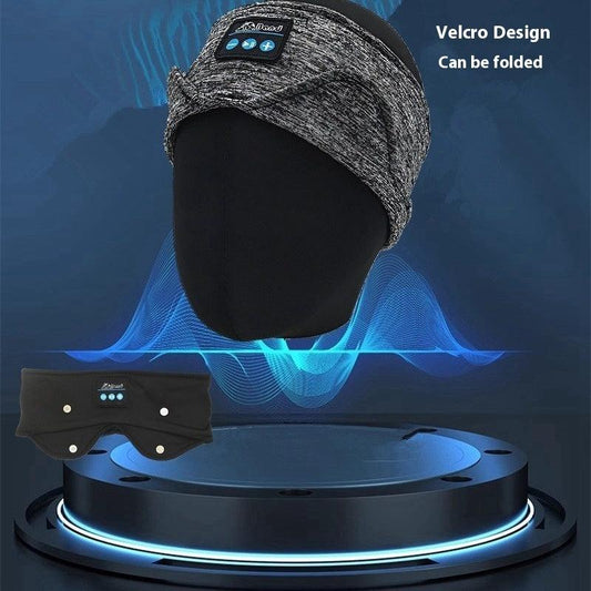 Headscarf Eye Mask Dual-use Music Headset Bluetooth Hair Band Sleeping - Relief For Body