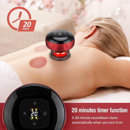 Electric Vacuum Cupping Massage Body Cups Anti-Cellulite Therapy Massager For Body Electric Guasha Scraping Fat Burning Slimming - Relief For Body