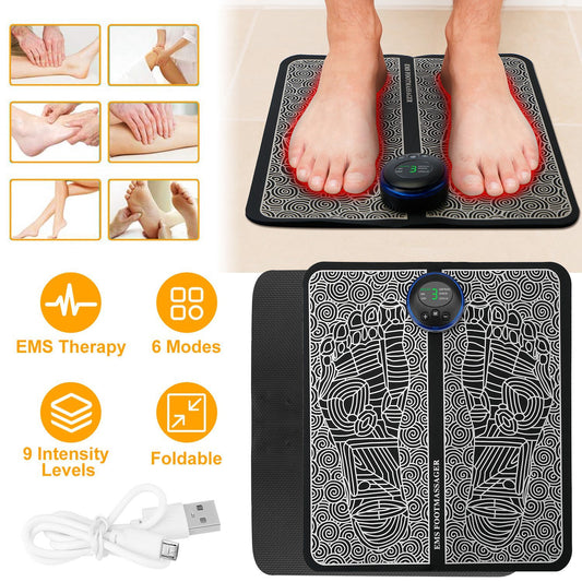 Foot Massage Pad Electric Stimulator Massager - Relief For Body