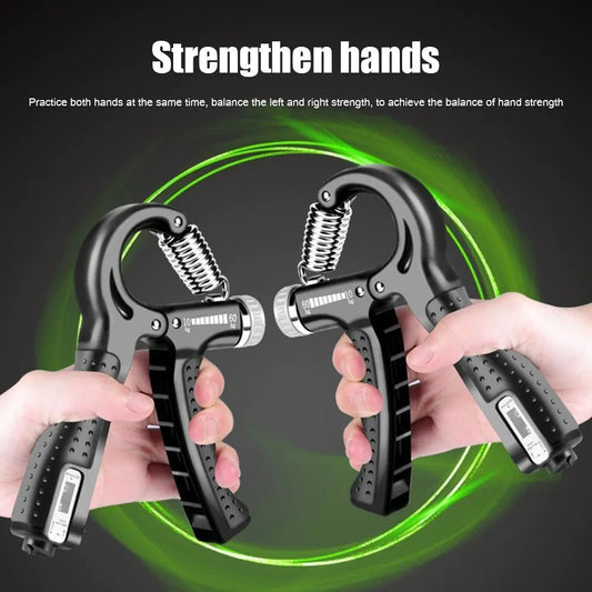 Hand Grip Strength Trainer – Adjustable Fitness Gripper - Relief For Body
