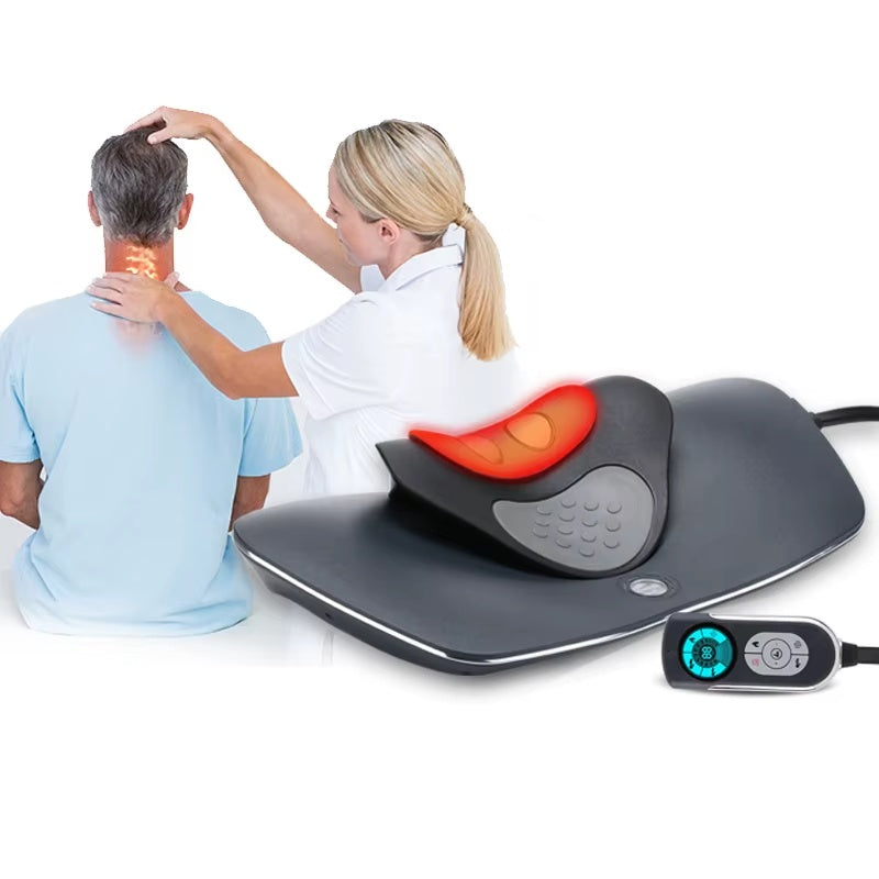 Electric Heat Therapy Massage Products Cervical Massager Traction Machine Pillow For Neck And Shoulder Massage - Relief For Body