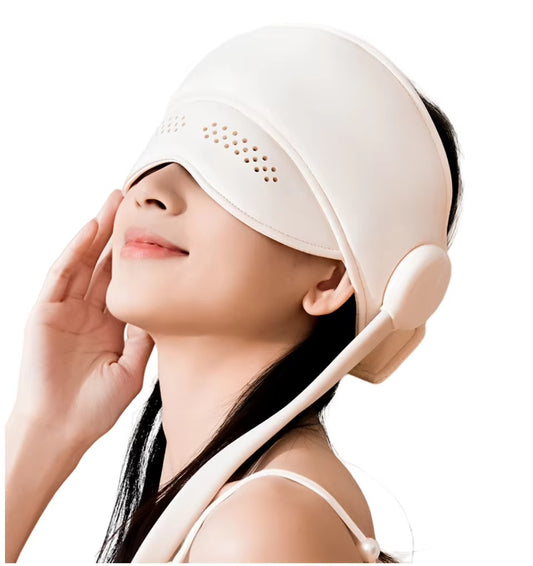 New Creative Sleep Aid Head Eye Massager Heating Pain Relief Relaxing Apparatusma Massage At Home - Relief For Body