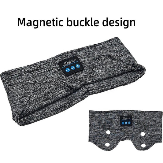 Headscarf Eye Mask Dual-use Music Headset Bluetooth Hair Band Sleeping - Relief For Body