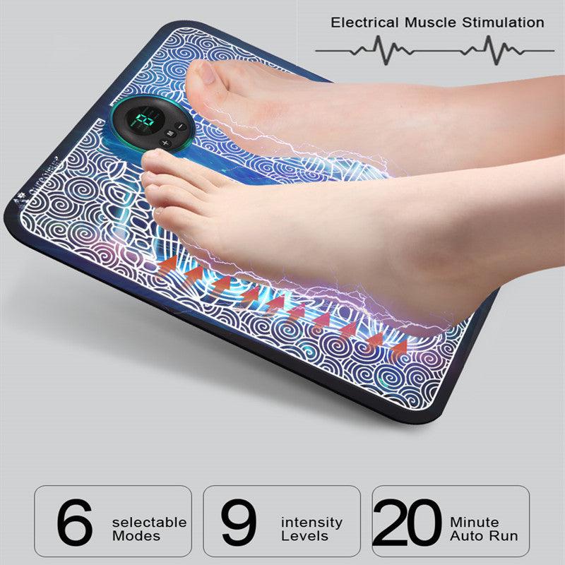 Ems Foot Massager Mat Tens Fisioterapia Electric Foot Cushion Blood Circulation Acupunctur Pad Foot Health Care Relaxation Pain - Relief For Body