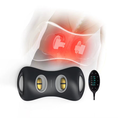 New Kneading Electric Lumbar Heat Traction Back Massager Lumbar Massage Back Stretcher - Relief For Body