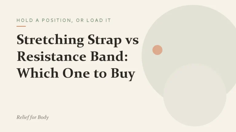 Stretching Strap vs Resistance Band: Which One to Buy